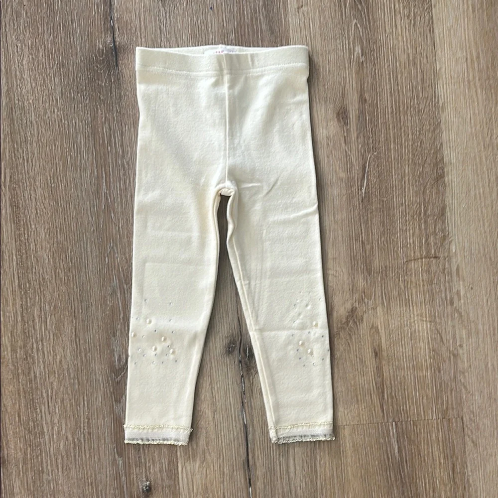 Cream Kids Leggings